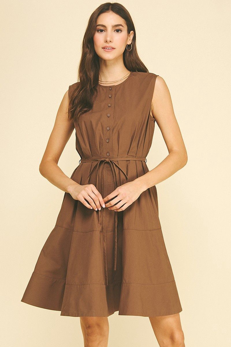 Billy Dress, Color: Chocolate, Size: small
