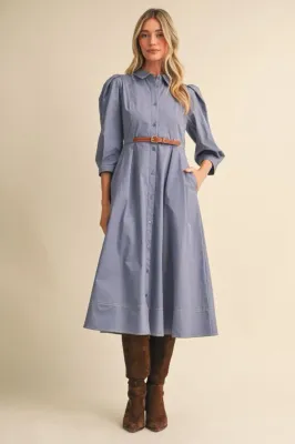 Dusty Midi Dress