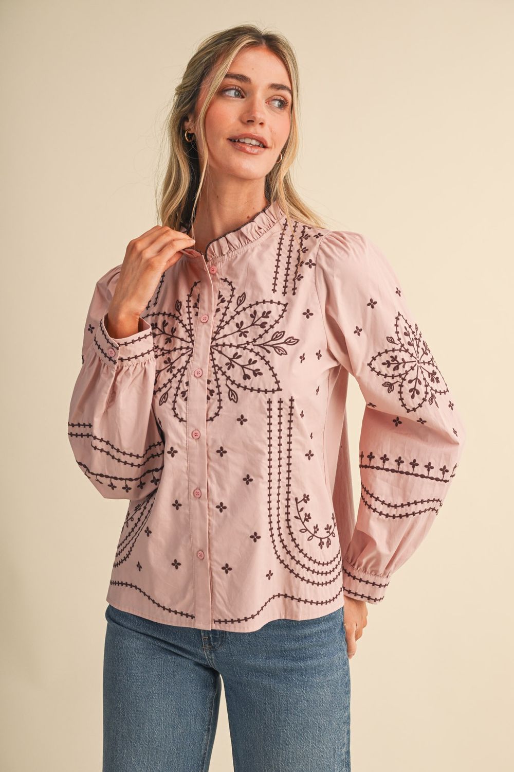 Ellie, Color: Dusty Rose, Size: Small