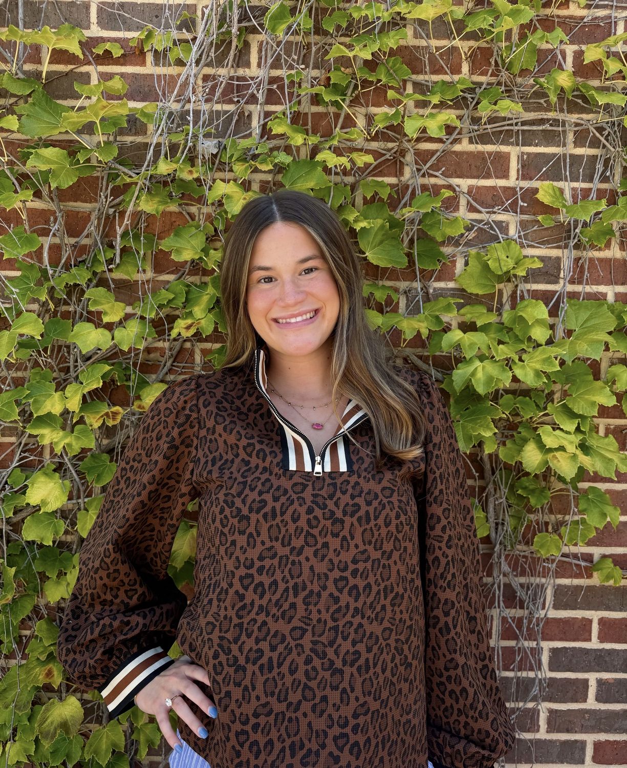 Jodi Top, Color: Brown, Size: Small