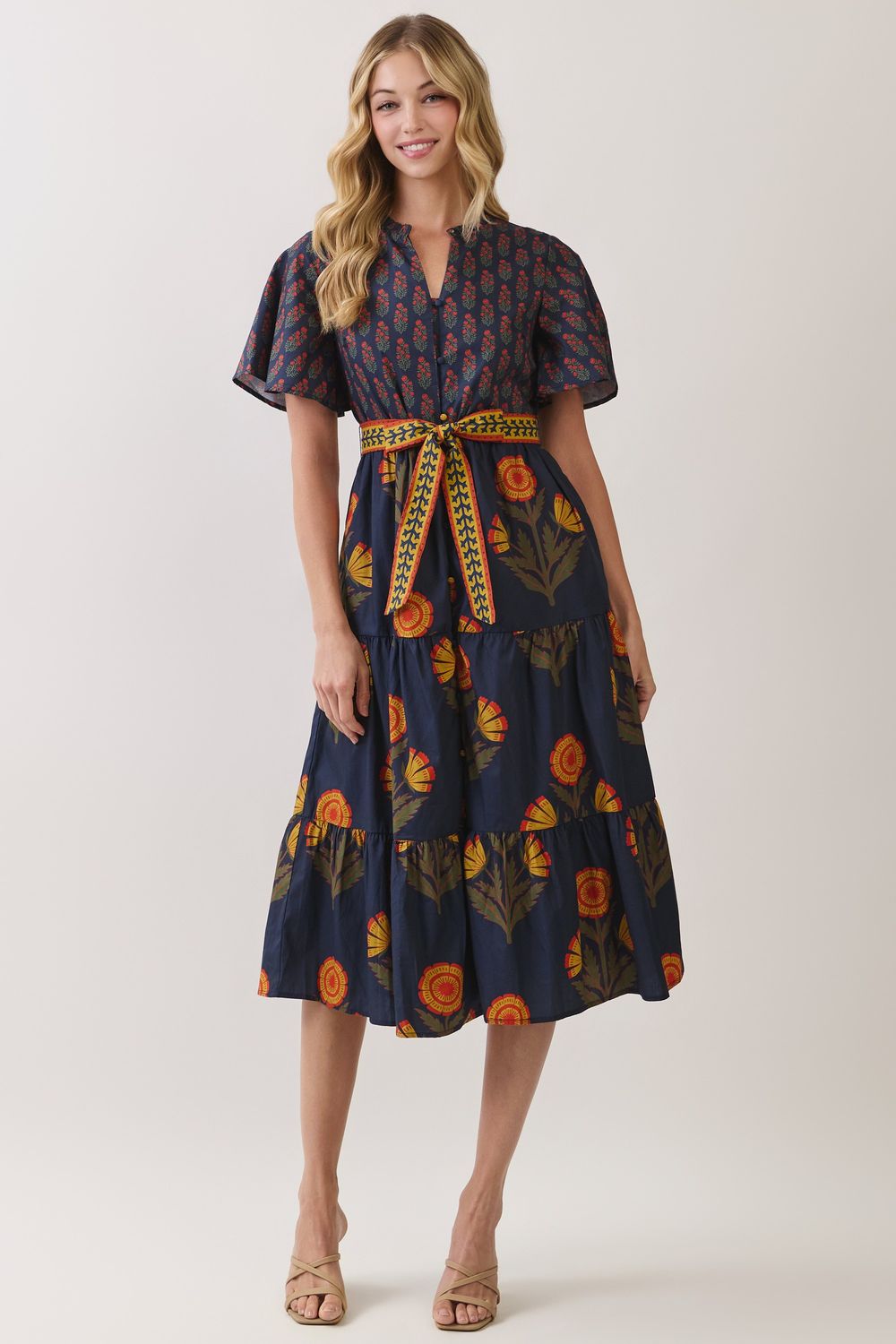 Sidney Dress, Color: Navy, Size: Small