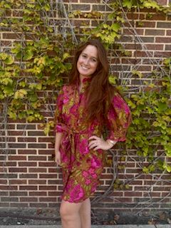 Tucked Front A-Line Dress, Color: Brown, Size: XS
