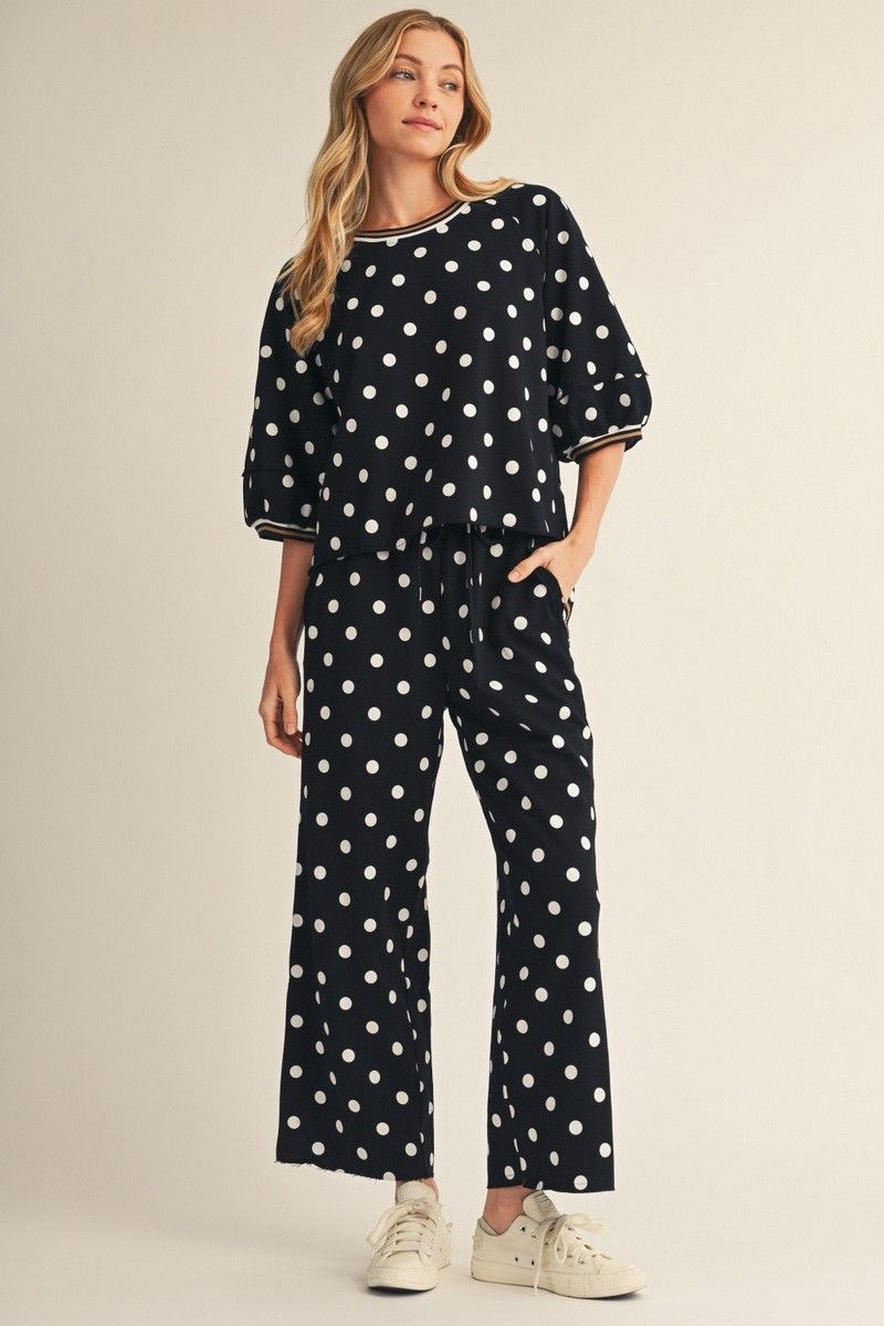Annalisia Set, Color: Black, Size: Small