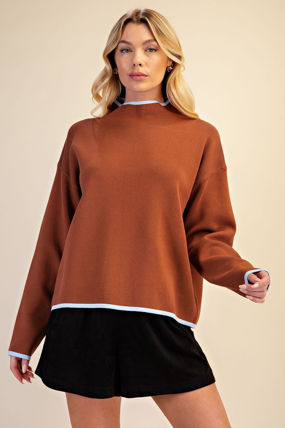 Lainey Sweater, Color: Camel, Size: Small