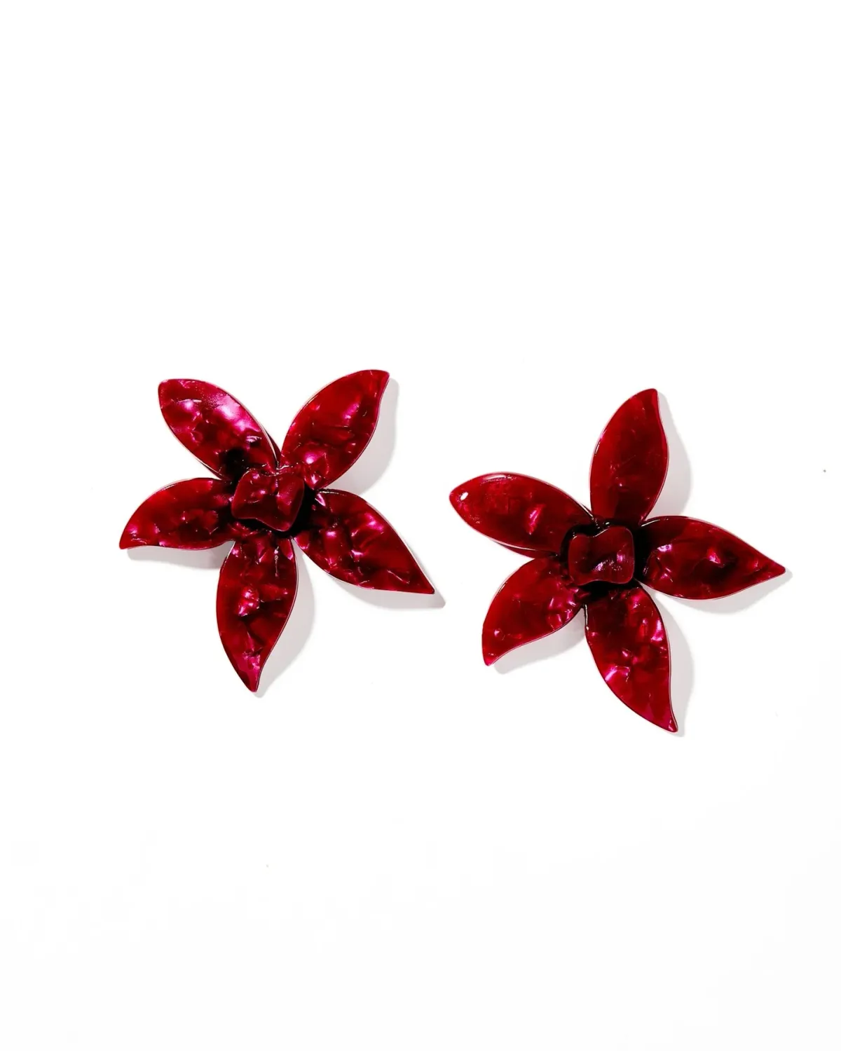 Annie Statement Earrings, Color: Pinot Noir