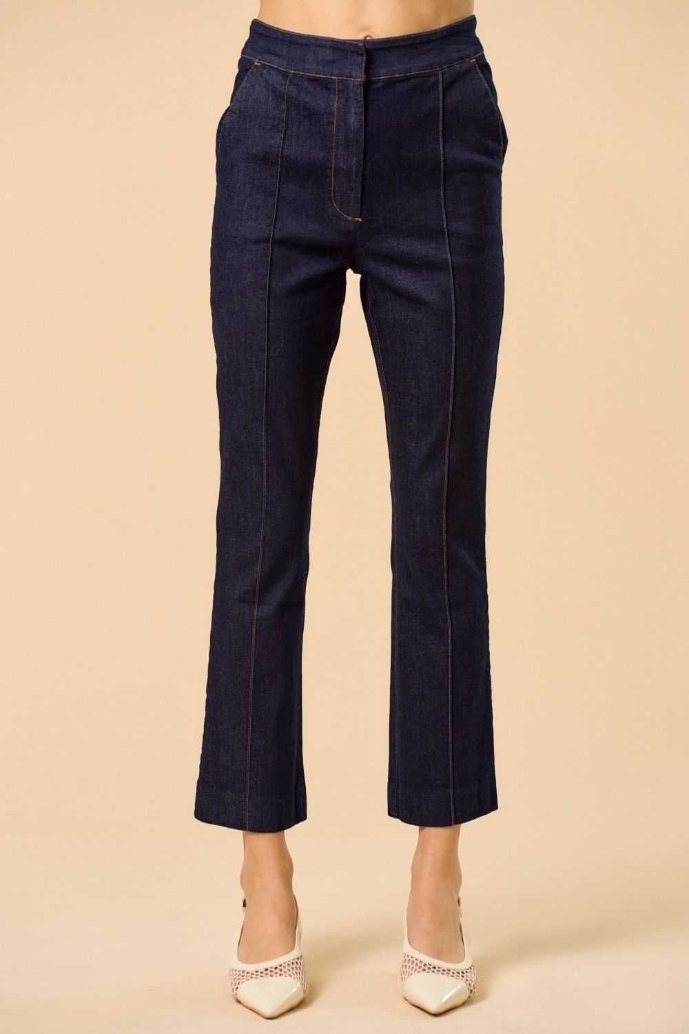 Lala Pants, Color: Dk Denim, Size: Small
