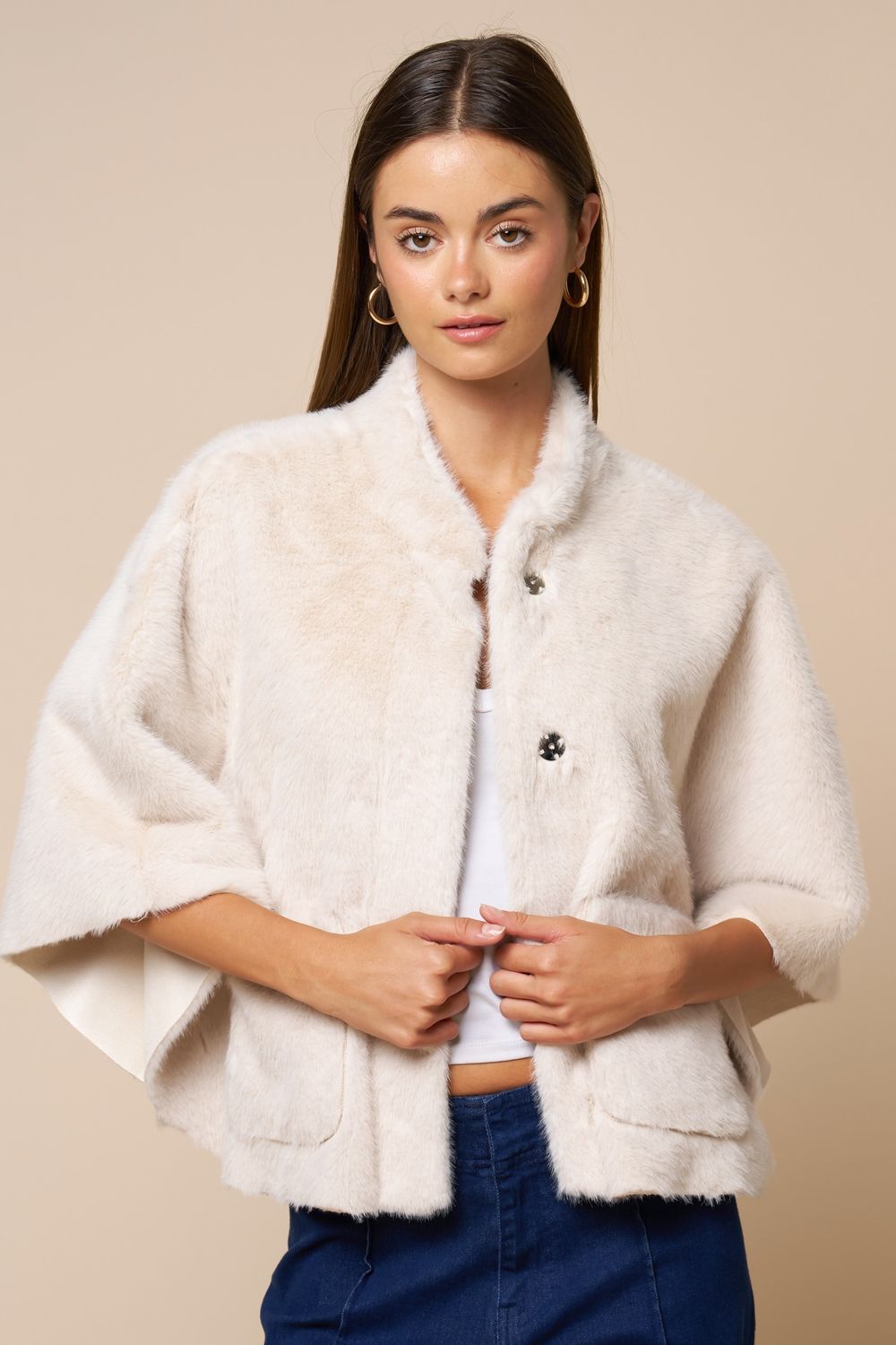 Avery Jacket, Color: Cream, Size: Small