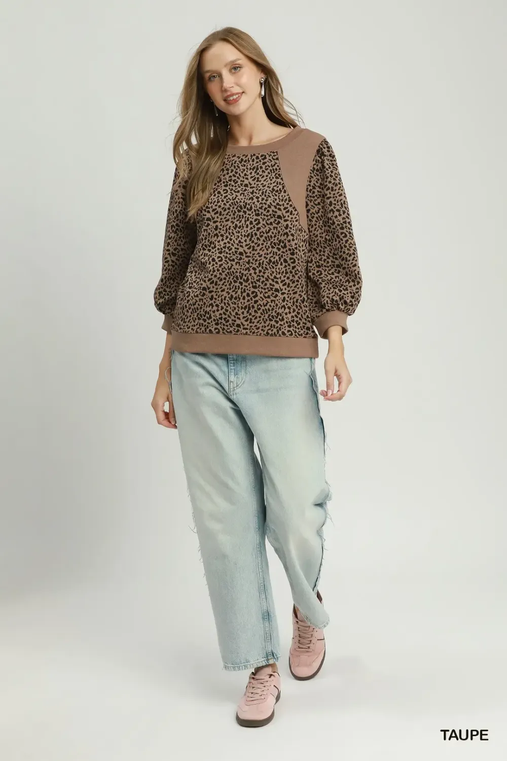 Charlotte Top, Color: Taupe, Size: Small