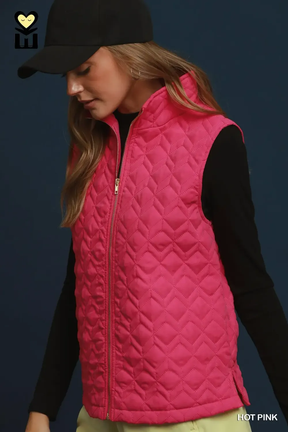 Susanna Vest, Color: Hot Pink, Size: Small