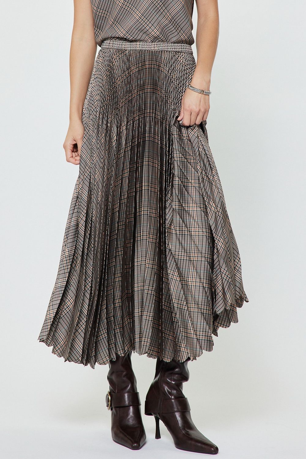 Aubri Midi Skirt, Color: Multi, Size: Xsmall