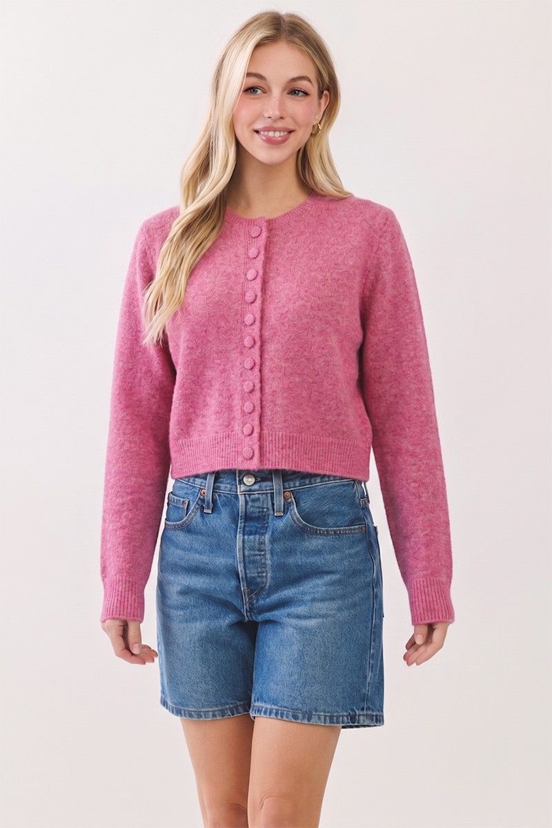 Alivia Cardigan, Color: Pink, Size: Small