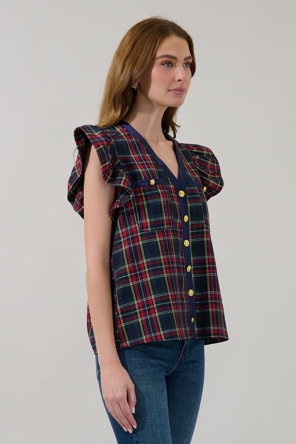 Kimma Top, Color: Navy, Size: XS
