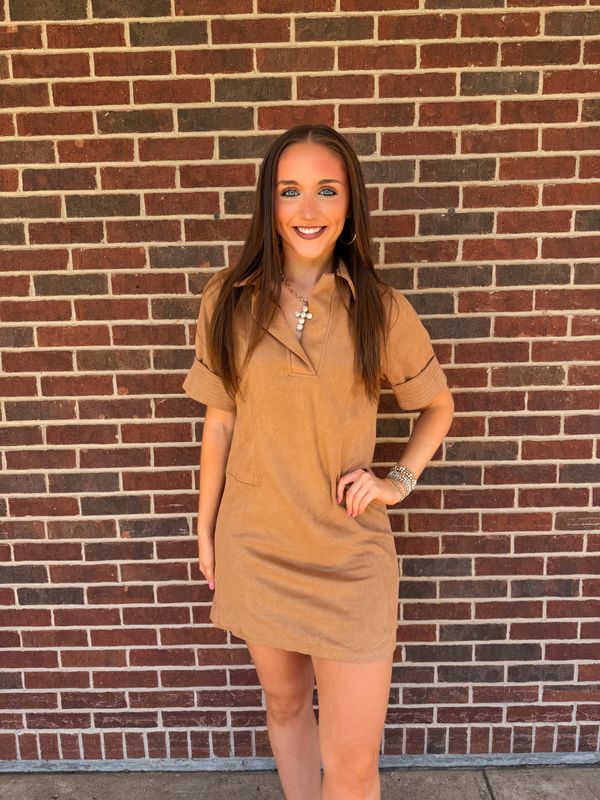 Abigail Suede Dress