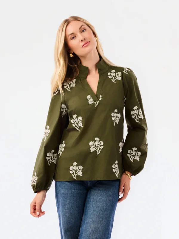 Kayla Embroidered Top