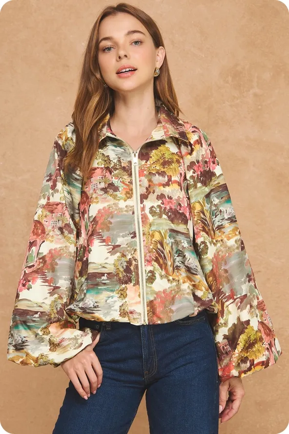 Penny Jacket, Color: Multi, Size: XS