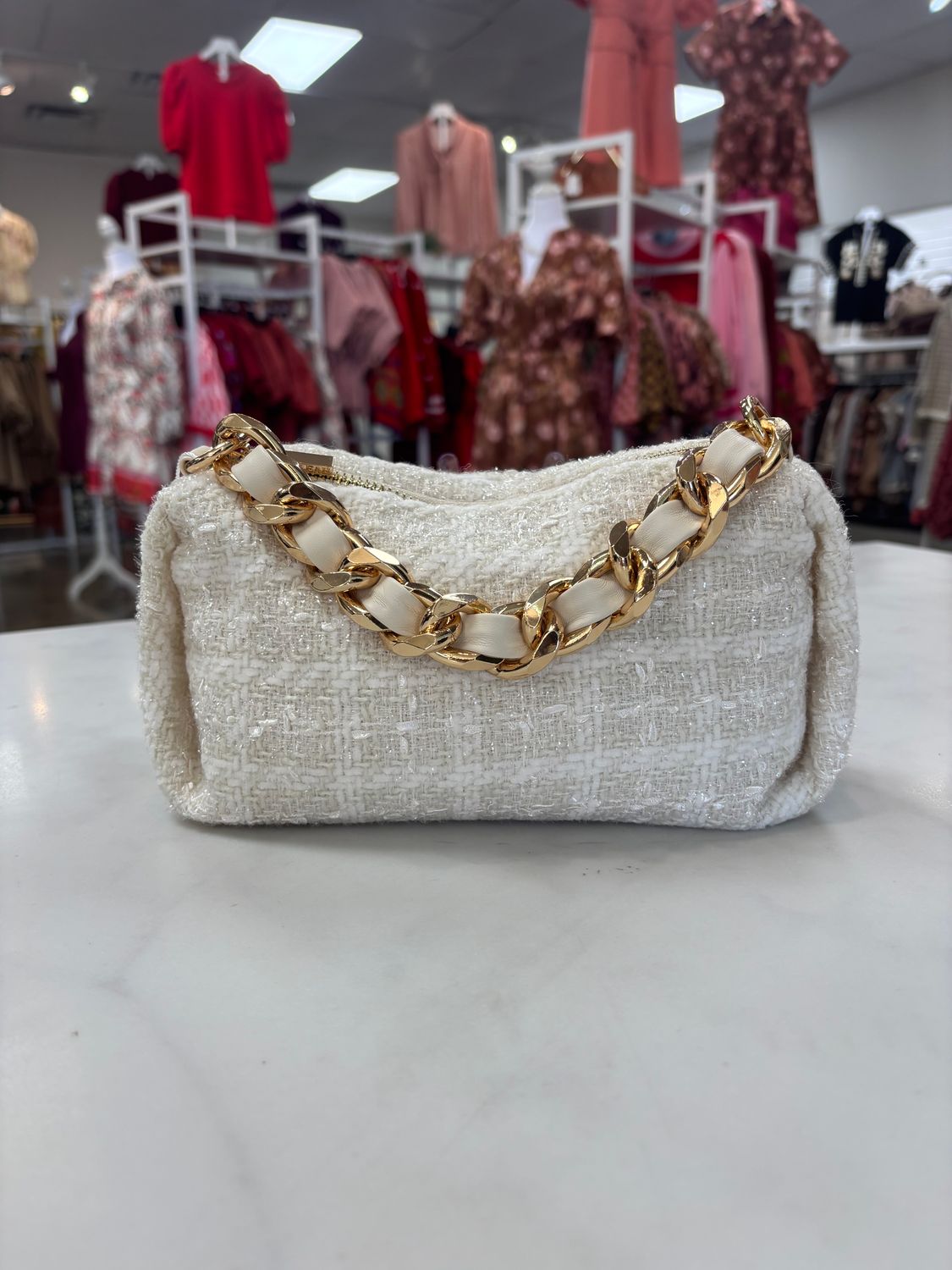 Juniper Top Handle Bag, Color: Ivory