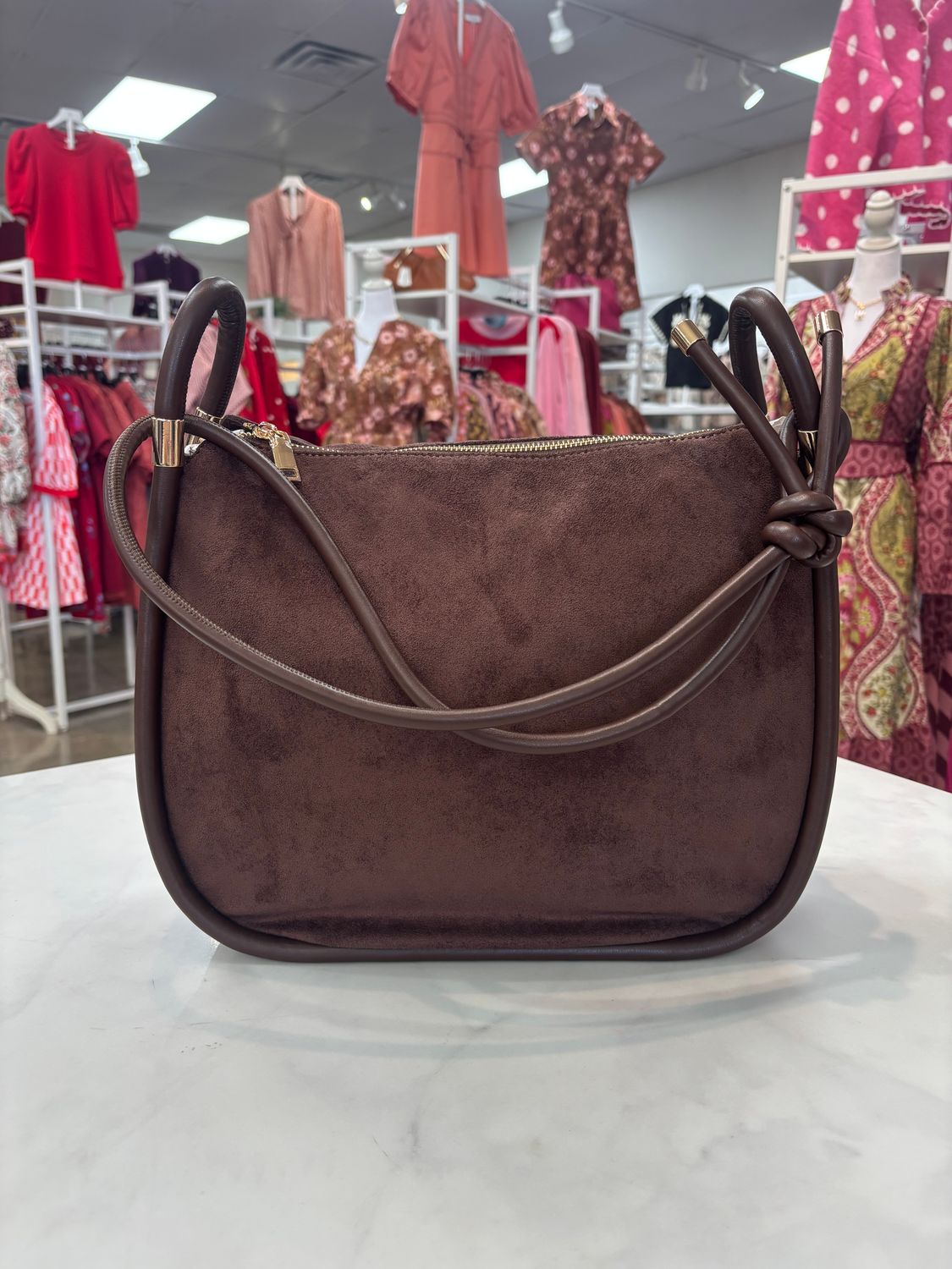 Danny Shoulder Bag, Color: Brown
