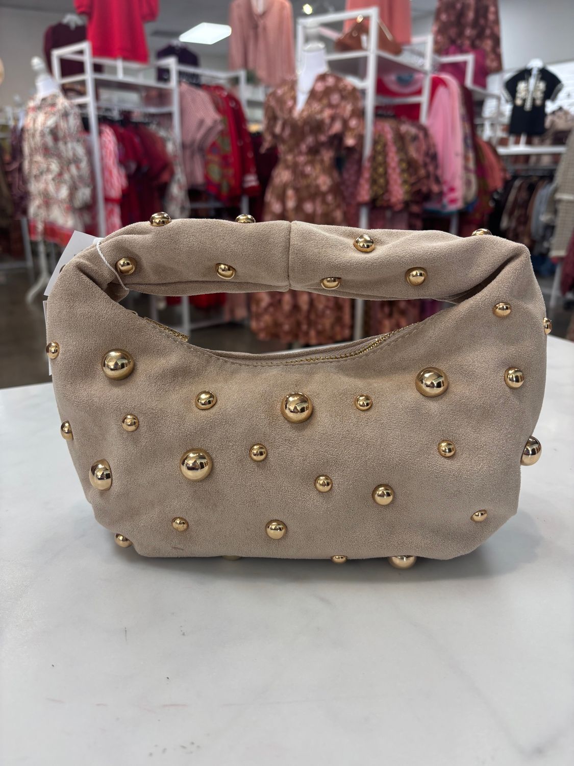 Sophia Top Handle Bag, Color: Bone