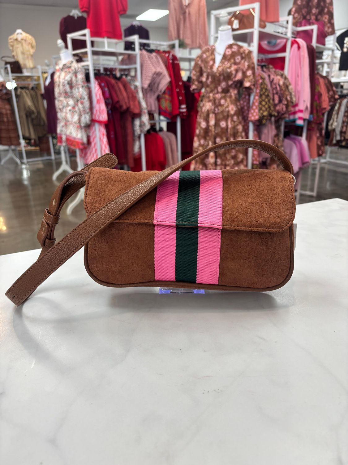 Milano Shoulder Bag, Color: Ginger