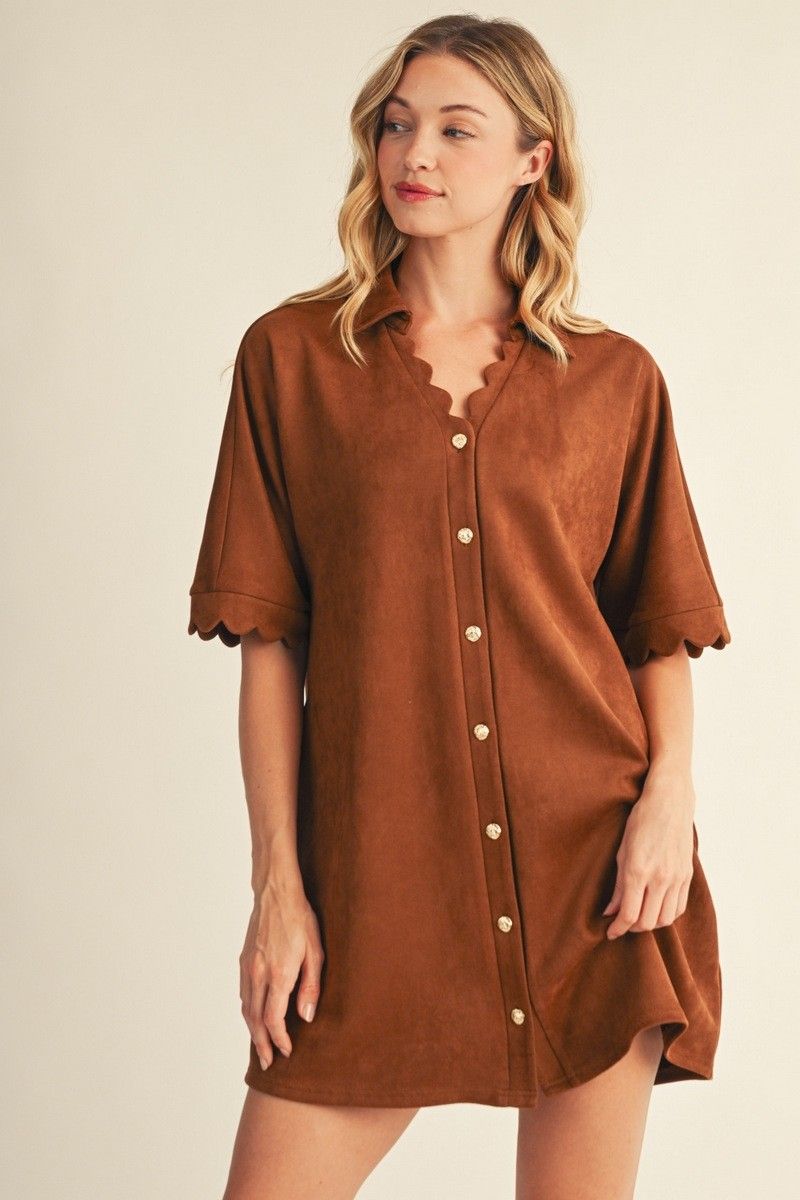 Chari Dress, Color: Camel, Size: Small