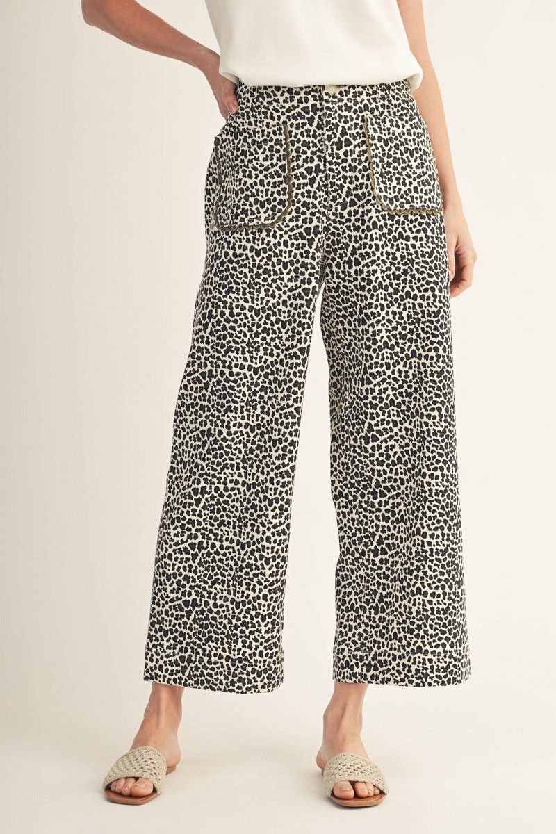 Aryanna Pants, Color: Ivory, Size: Small