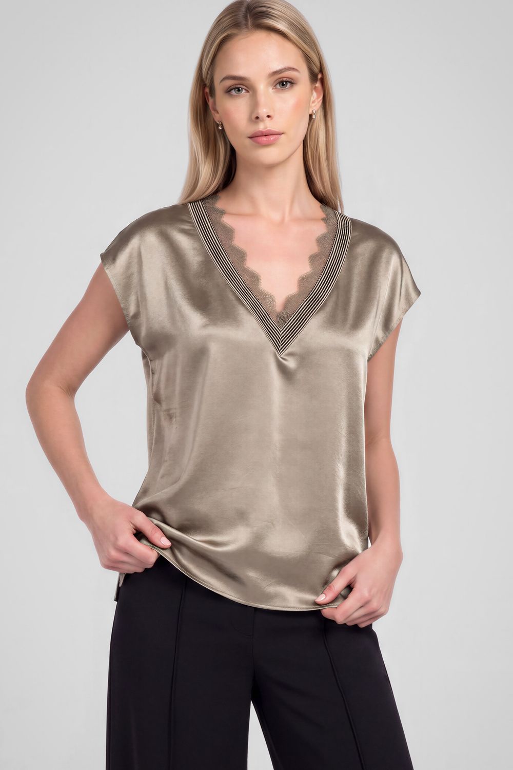 Loretta Cap Sleeve Blouse