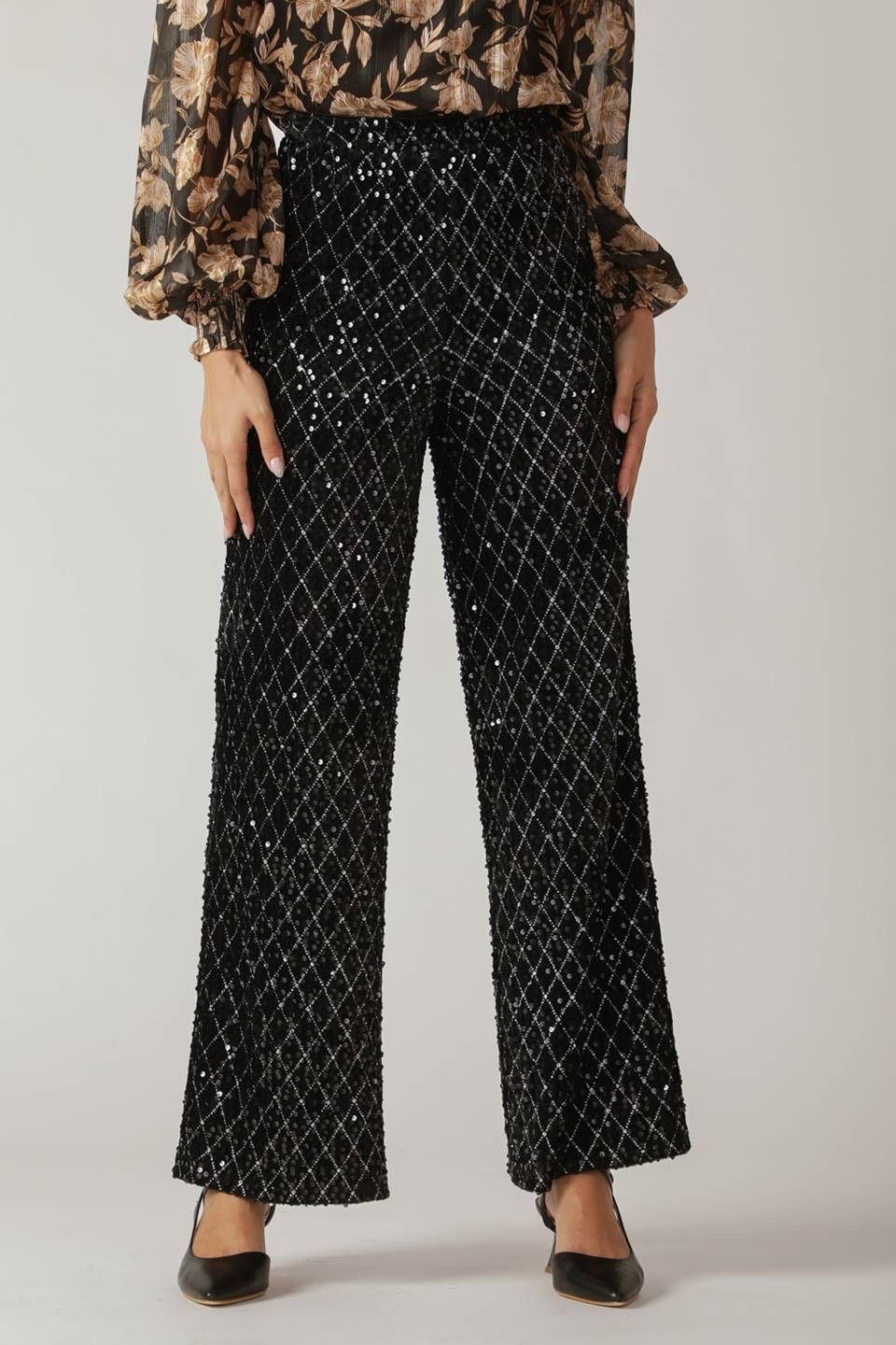 Candy Sequin Pant, Color: Black, Size: Small