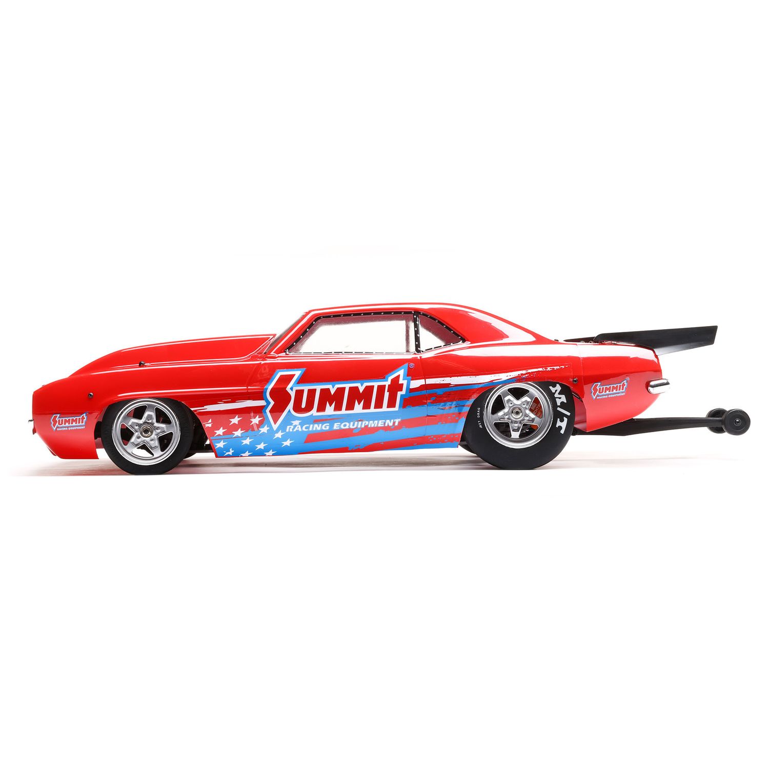 LOS03035 Losi '69 Camaro 22S No Prep Drag Car, Brushless 2WD RTR, Color: Red Summit