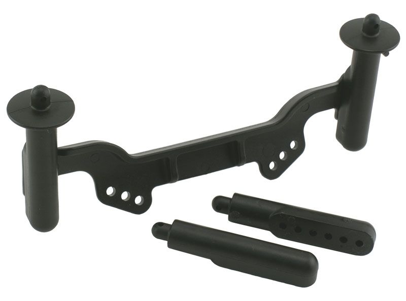 RPM81122 RPM Adjustable Front Body Mounts & Post, for Traxxas Slash/Rustler/Nitro Slash