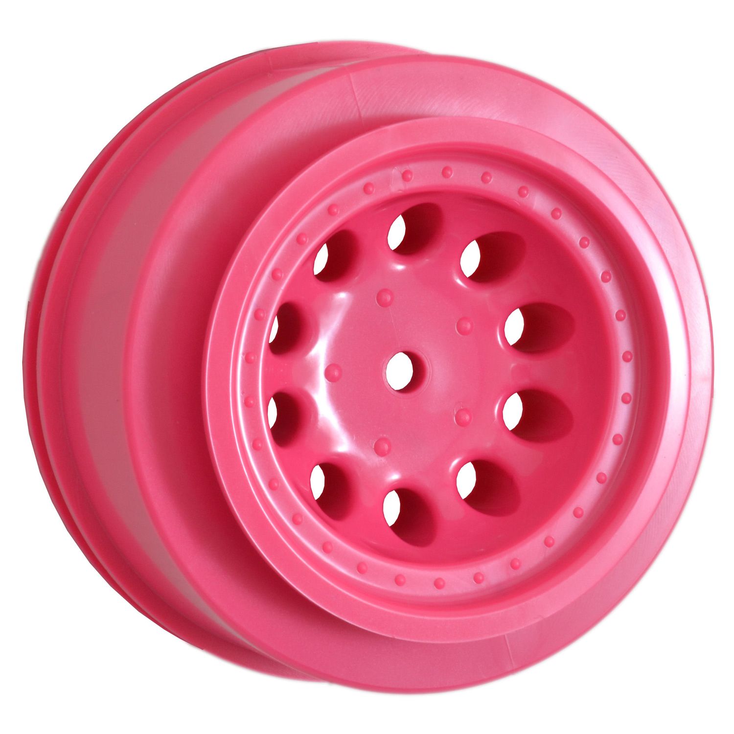 RPM82337 RPM Revolver Short Course Wheels, Pink, for Traxxas Slash (2wd/4x4) Front or Rear
