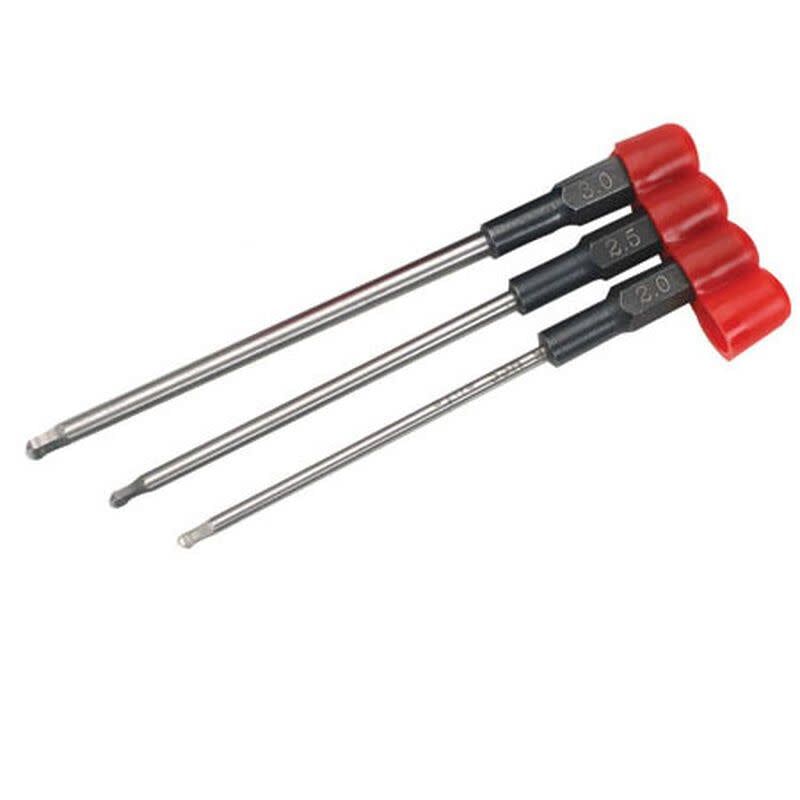 DYN2940 Dynamite 3 Piece Metric Hex Wrench Set W/Ball Ends