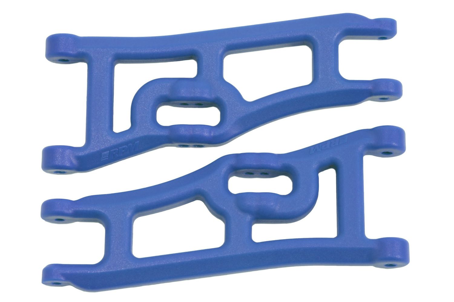 RPM70665 RPM Wide Front A-arms for the Traxxas e-Rustler & Stampede 2wd - Blue