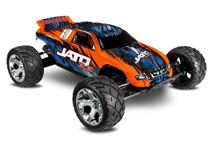 TRA55077-3 Traxxas Jato 3.3: 1/10 Scale 2-Speed Nitro-Powered 2WD Stadium Truck with TQi 2.4Ghz Radio System, Traxxas Link Wireless Module, And Traxxas Stability Management (TSM) TRA55077-3 Traxxas Jato 3.3: 1/10 Scale 2-Speed Nitro-Powered 2WD Stadium Truck with TQi 2.4Ghz Radio System, Traxxas Link Wireless Module, And Traxxas Stability Management (TSM)