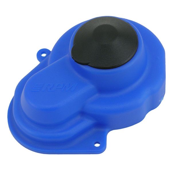 RPM80525 RPM Sealed Gear Cover, for Traxxas e-Rustler/Stampede 2wd/Bandit/Slash, Blue RPM80525 RPM Sealed Gear Cover, for Traxxas e-Rustler/Stampede 2wd/Bandit/Slash, Blue