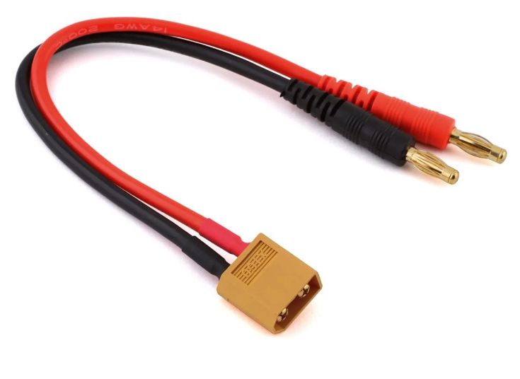 DYNC0143 Dynamite Charge Adapter: Banana to XT60 Male