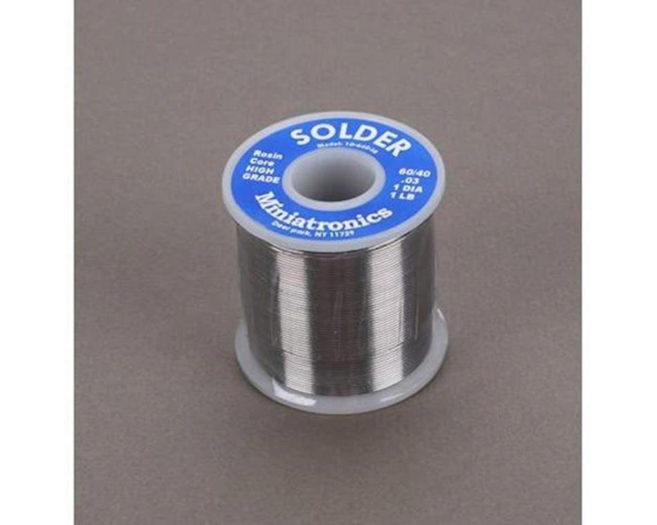 MNT1064016 Miniatronics Corp Rosin Core Solder 60/40, 1 lb