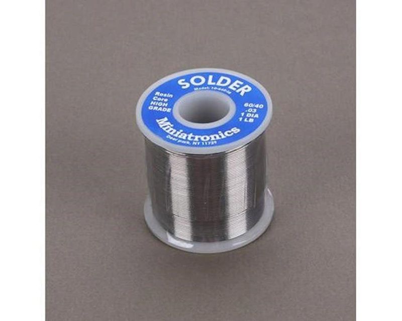MNT1064016 Miniatronics Corp Rosin Core Solder 60/40, 1 lb