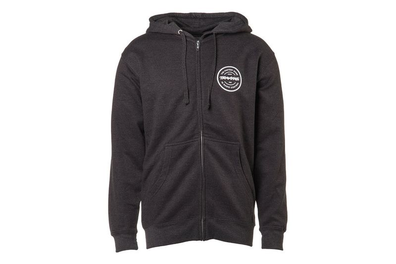 TRA1390 Traxxas Token Zip Hoodie Charcoal