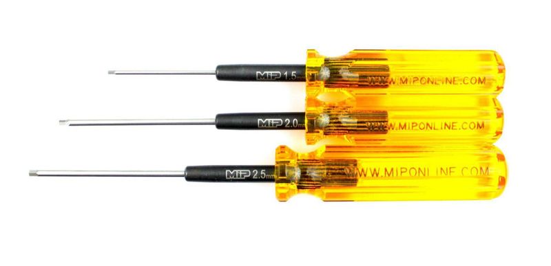 MIP9602 MIP Hex Driver Wrench Set, Gen 2, Metric (3), 1.5mm, 2.0mm, 2.5mm