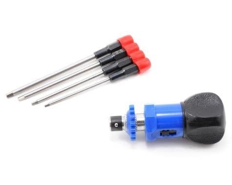 DYN2930 Dynamite 4-Piece Metric Hex Wrench Set with Handle