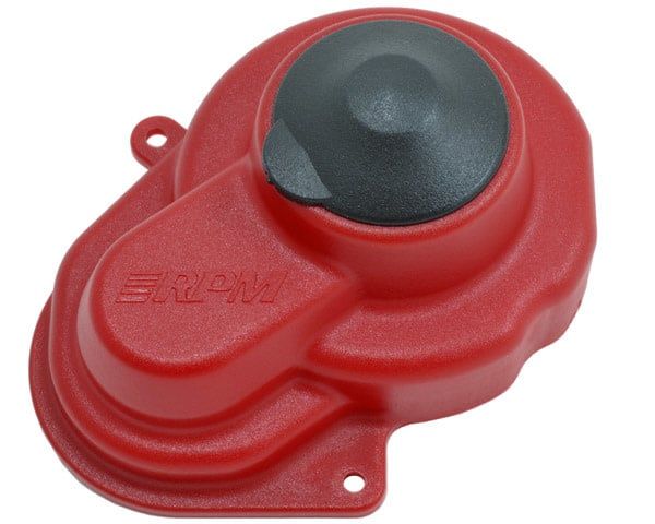 RPM80529 RPM Sealed Gear Cover, for Traxxas e-Rustler/Stampede 2wd/Bandit/Slash, Red