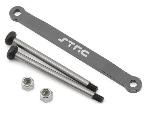 SPTST2532XGM ST Racing Concepts CNC Aluminum Front Hingepin Brace Kit, w/Lock-nut Style Hingepins (Gun Metal)