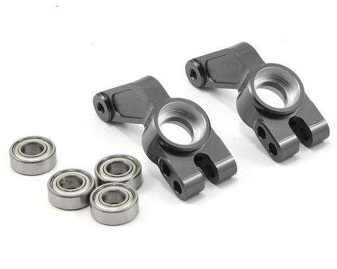 SPTST3652GM ST Racing Concepts Aluminum Oversized Rear Hub Carriers w/Bearings for Traxxas Stampede/Rustler/Bandit/Slash (Gun Metal)