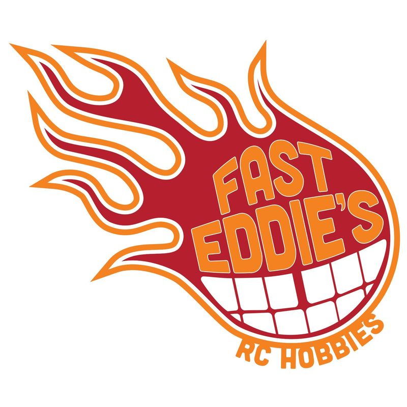 FAS0002 Fast Eddie's Logo T-Shirt, Mens Black