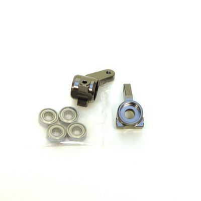 SPTST3636GM ST Racing Concepts Aluminum Oversized Front Steering Knuckles w/Bearings for Traxxas Stampede/Rustler/Bandit (Gun Metal)
