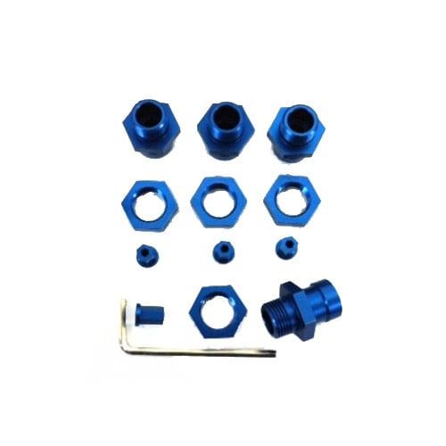 SPTST1654-17B ST Racing Concepts CNC Machined Aluminum 17mm hex adapters for Slash 4x4/Stampede 4x4/Rally (Blue) SPTST1654-17B ST Racing Concepts CNC Machined Aluminum 17mm hex adapters for Slash 4x4/Stampede 4x4/Rally (Blue)