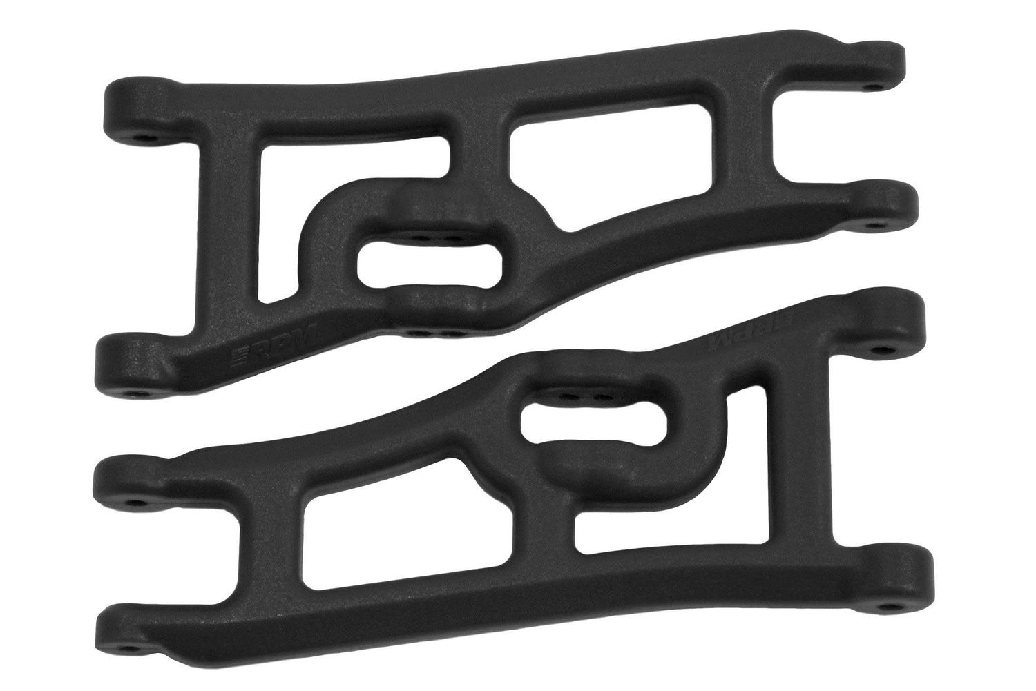 RPM70662 RPM Wide Front A-arms for the Traxxas e-Rustler & Stampede 2wd - Black RPM70662 RPM Wide Front A-arms for the Traxxas e-Rustler & Stampede 2wd - Black