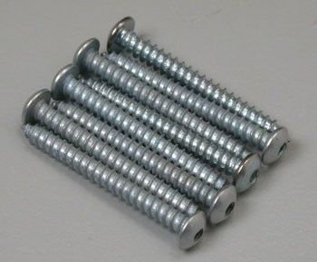 GPMQ3128 Great Planes #4  x 1 Button Head Sheet Metal Screws