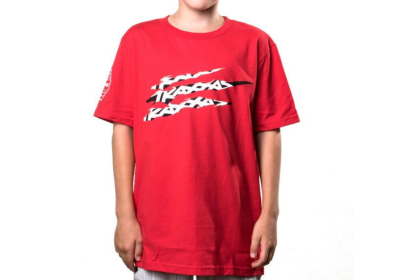 TRA1393 Traxxas Slash Tee Red Youth