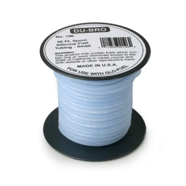 DUB196 Dubro Silicone Fuel Blue Tubing, Small, 1 Ft